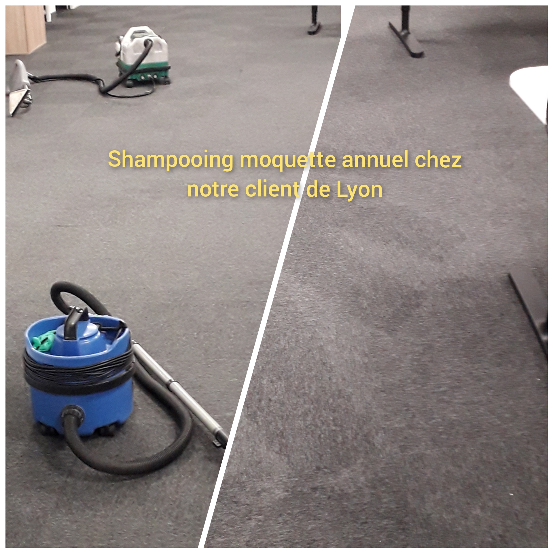 Shampooing moquette annuel à Lyon